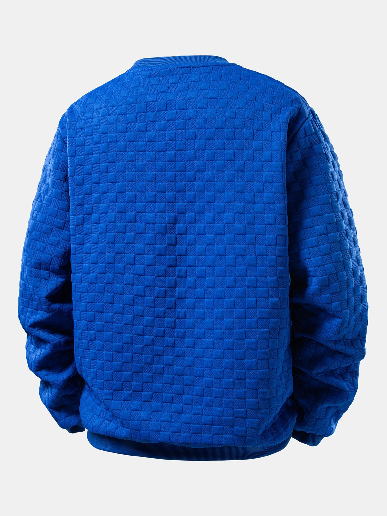 Checkerboard Jacquard Sweatshirt