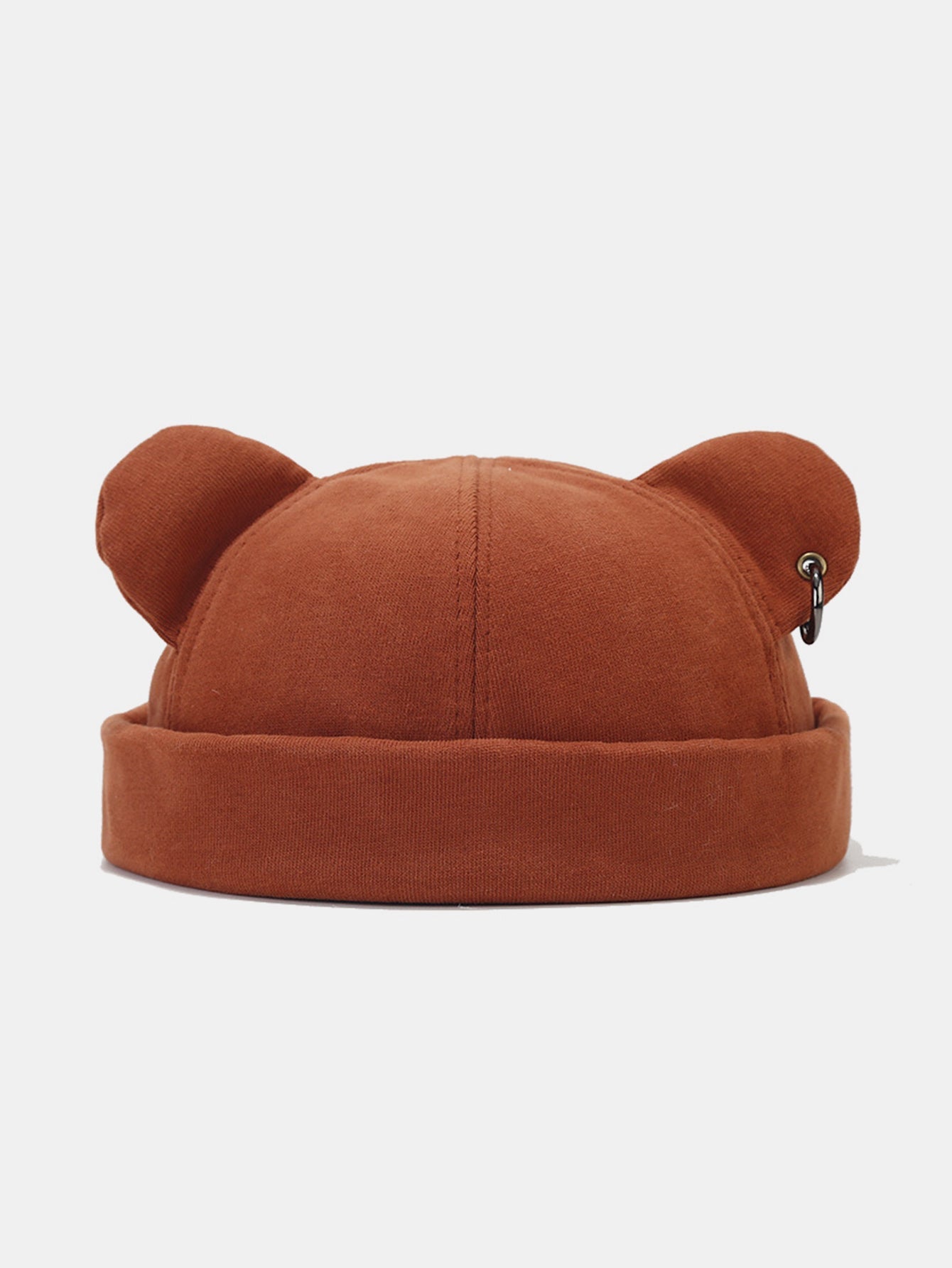 Adjustable Unisex Beanie Hat With Bear Ear Design